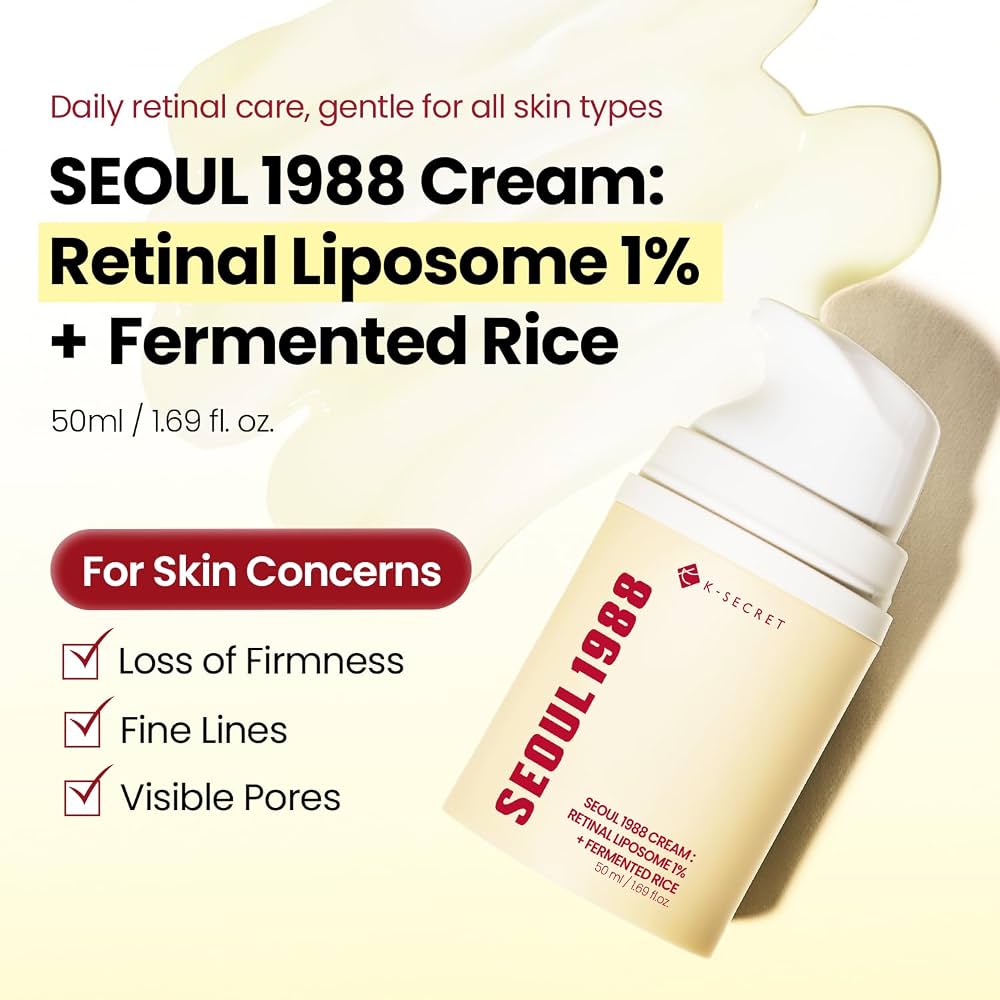 Cream : Retinal Liposome 1% + Fermented Rice