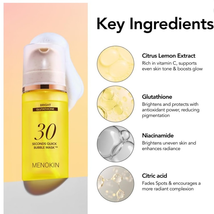 30 Seconds Quick Bubble Mask Bright 95mL