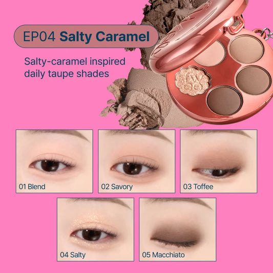 FWEE POCKET EYE PALETTE EP04 SALTY FWEE CARAMEL 6.6g