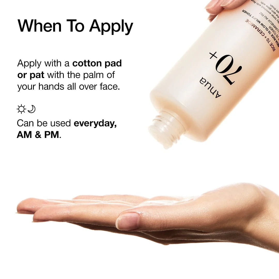 Rice 70 Glow Milky Toner 250mL