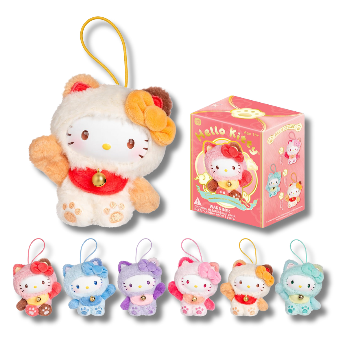 Meow Blessing Series Plush Relaxing Toy Mini Hello Kitty