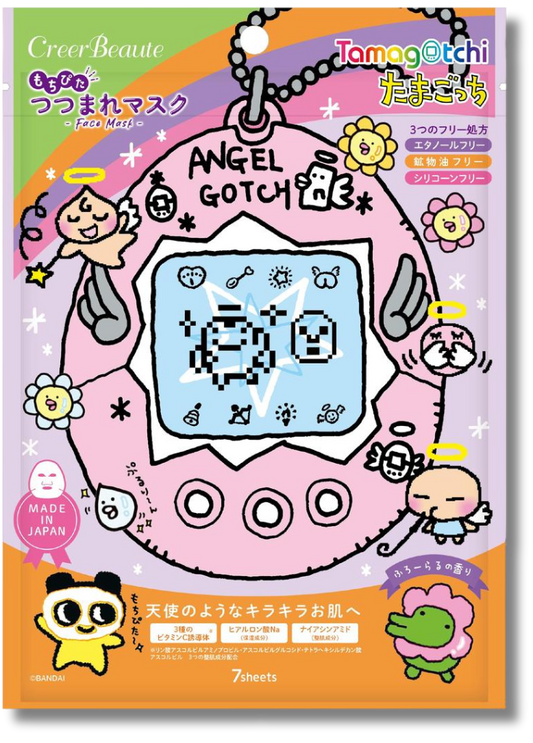 Tamagotchi Mochi Pita Wrapped Mask [Floral]