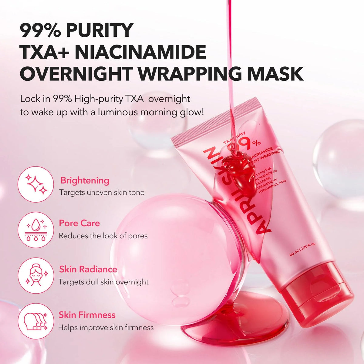 TXA NIACINAMIDE 99 NIGHT WRAPPING MASK 80ml