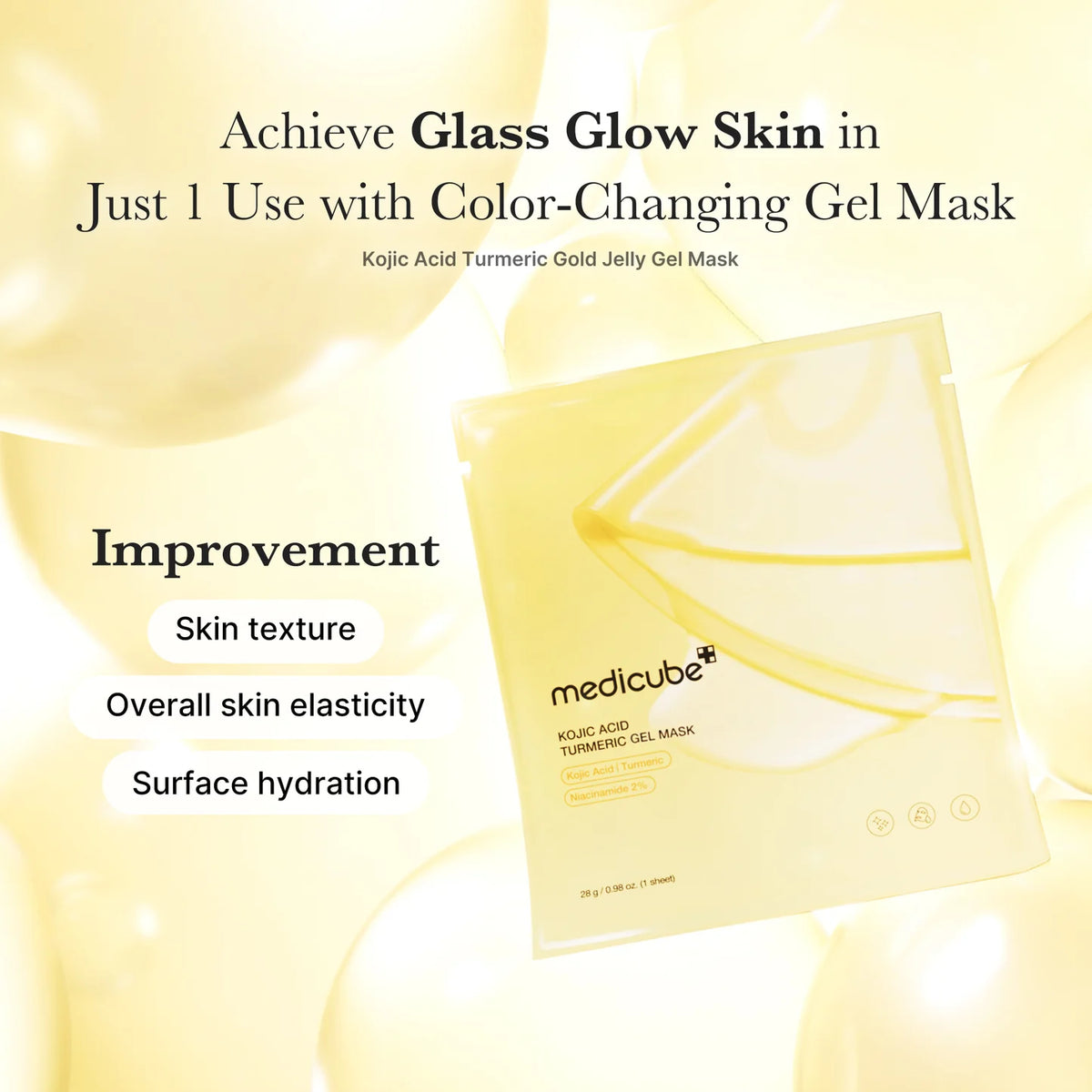 Kojic Acid Turmeric Brightening Gel Mask [4ea]