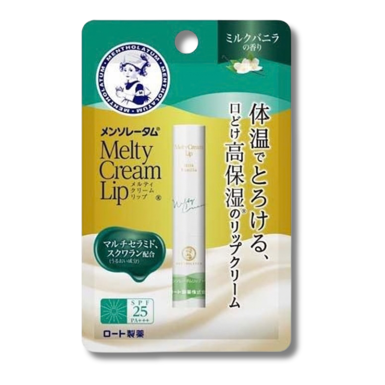 Rohto Melty Lip Cream SPF25/PA+++ - Milk Vanilla 2.4g