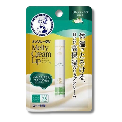 Rohto Melty Lip Cream SPF25/PA+++ - Milk Vanilla 2.4g
