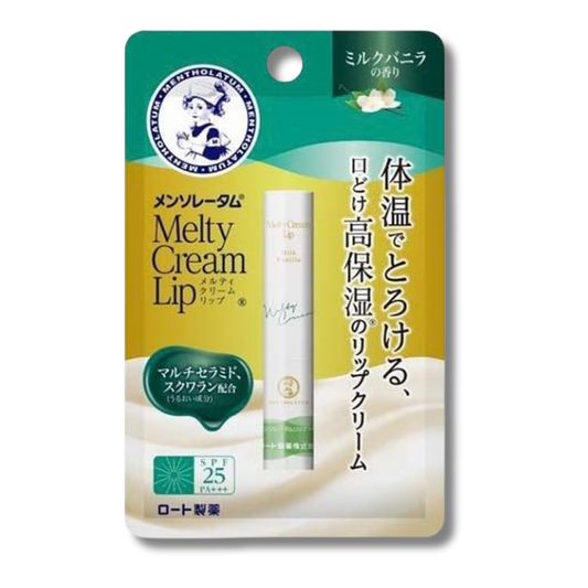Rohto Melty Lip Cream SPF25/PA+++ - Milk Vanilla 2.4g