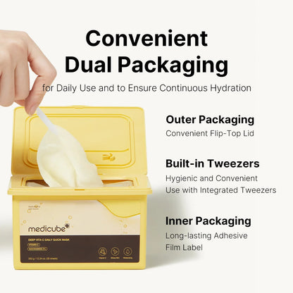 Deep Vita C Daily Quick Mask [30 pcs]