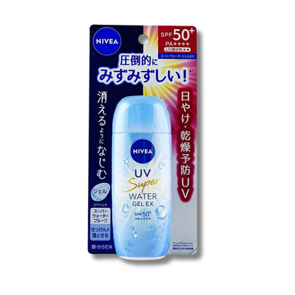 Kao NIVEA UV Anti-Sweat and Waterproof Full Moisturizing Sunscreen Gel EX (Flower Fragrance Type) SPF50+/PA++++ 80g
