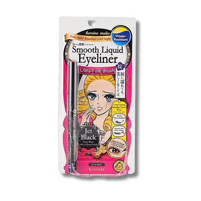Kiss Me Ultimate Color-Holding Slim Eyeliner (01 Black) 0.4Ml