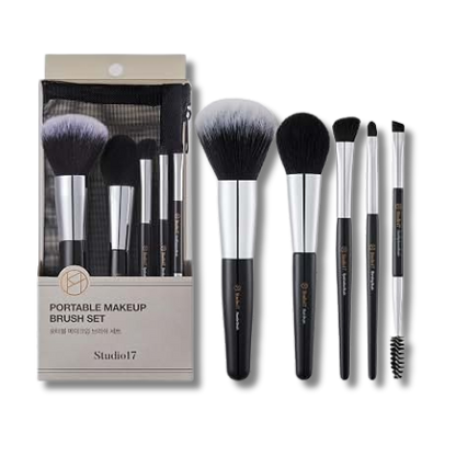 STUDIO 17 Portable makeup brush set