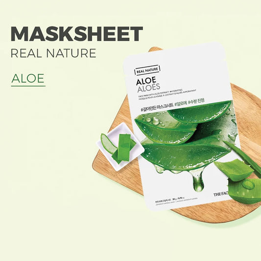 Real Nature Face Mask 1pc [Aloe]