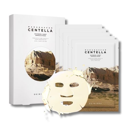 Madagascar Centella Watergel Sheet Ampoule Mask (5-Pack)