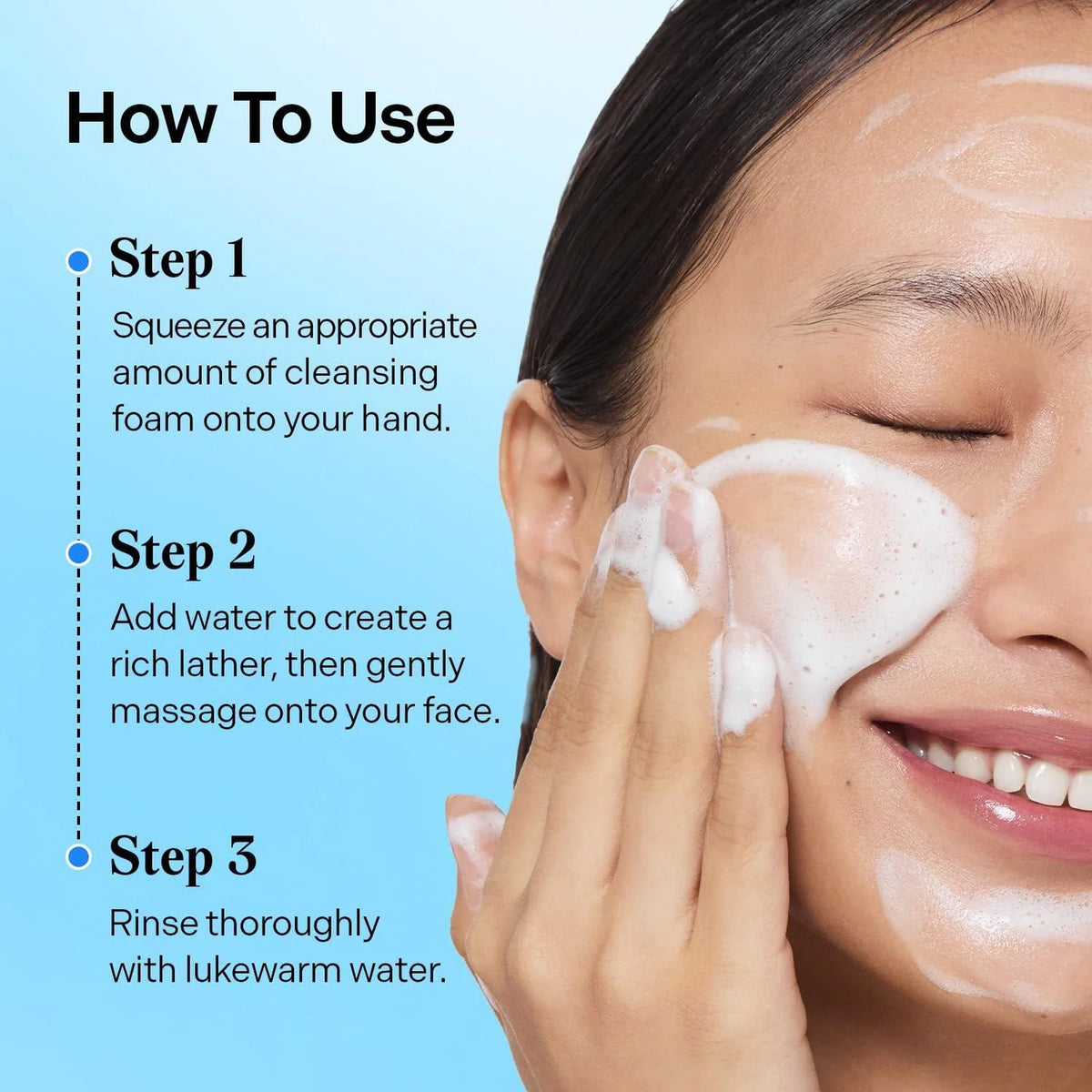 DIVE-IN Low Molecular Hyaluronic Acid Cleansing Foam