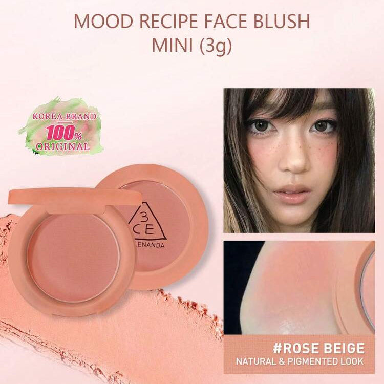 3CE MOOD RECIPE FACE BLUSH #ROSE BEIGE