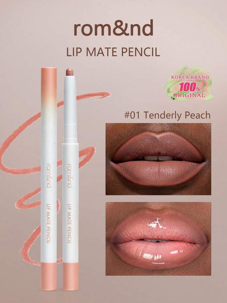 rom&nd LIP MATE PENCIL 01 TENDERLY PEACH