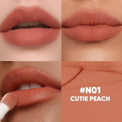 Judydoll - Cushion Lip Powder Cream - 18 Colors [#N01 Cutie Peach - 2.6 ml]