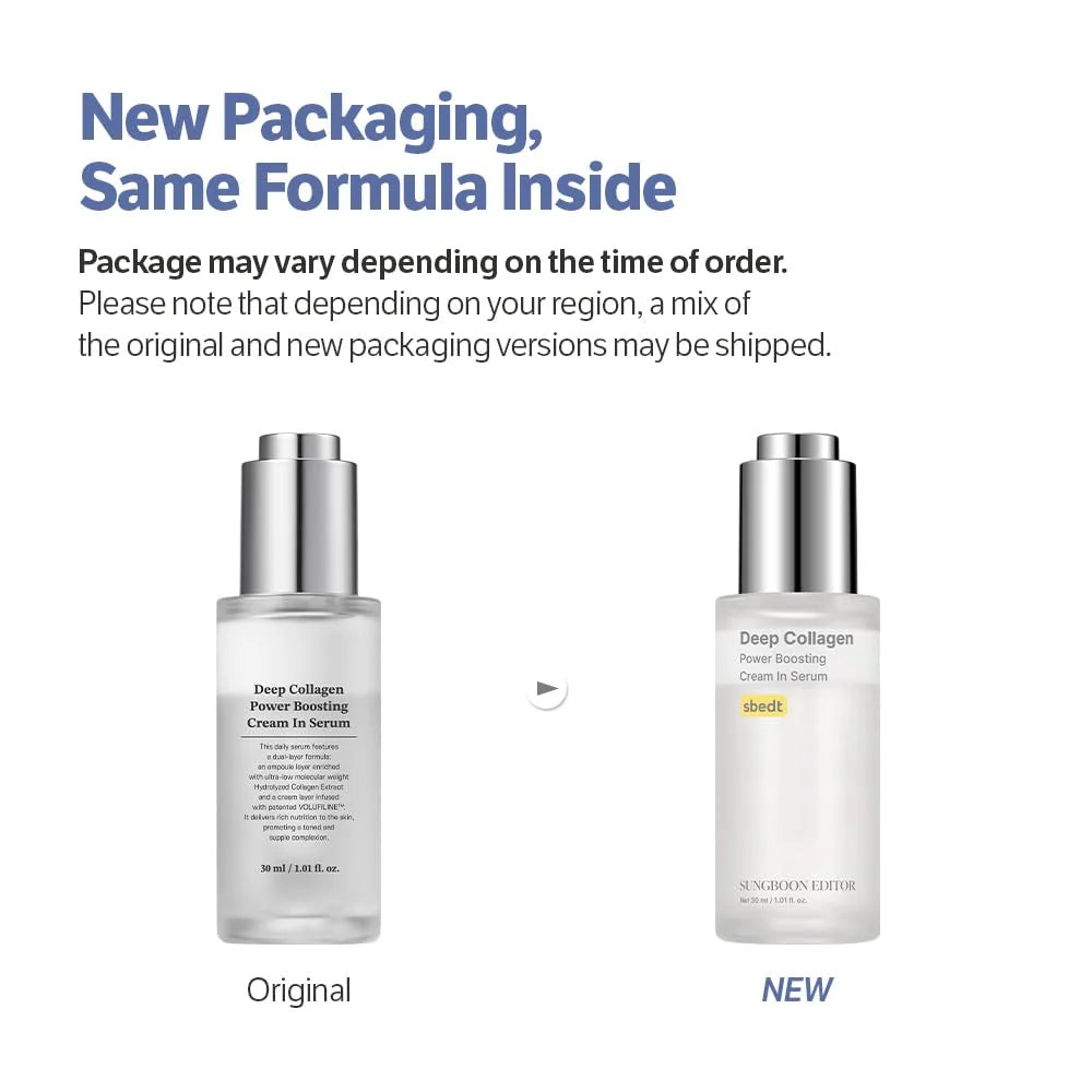 Deep Collagen Power Boosting Cream In Serum 30ml