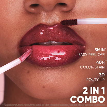 Judydoll - Peel Off Stain And Plumping Oil Duo - 5 Colors [#04 Cinnamon Glow]