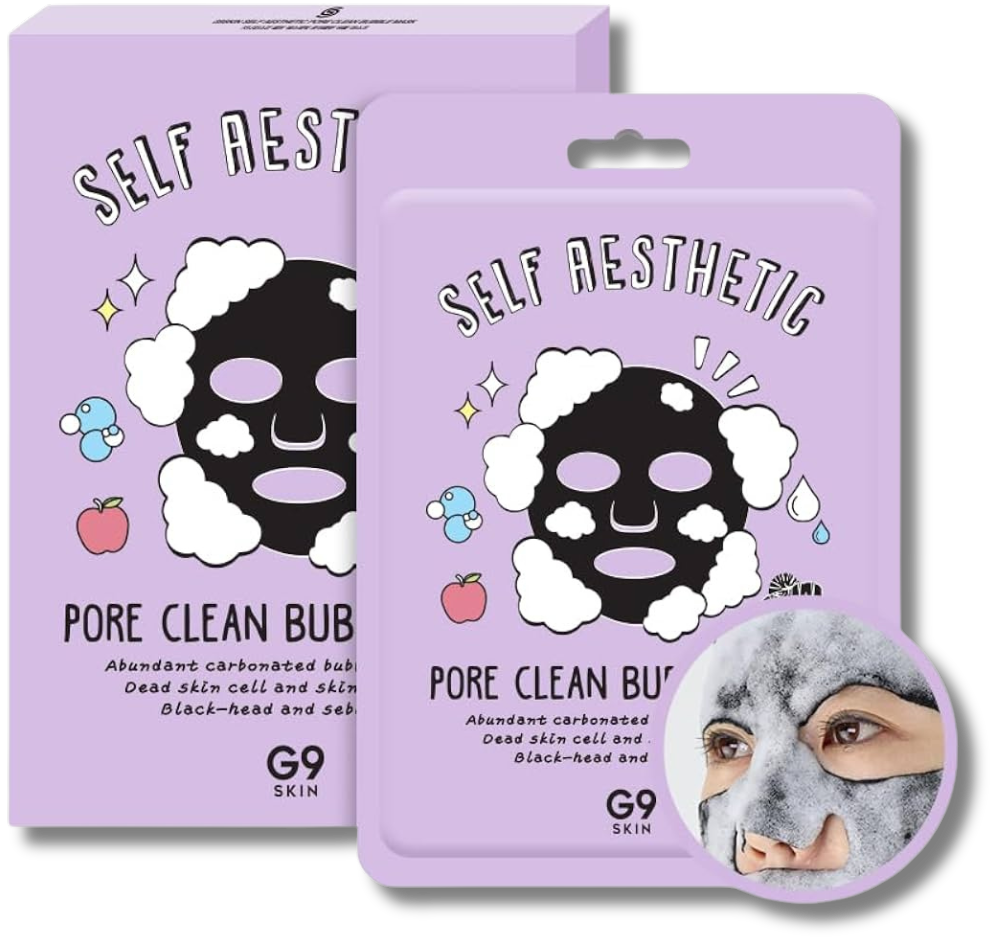 Self aesthetic Pore clean Bubble mask 5P