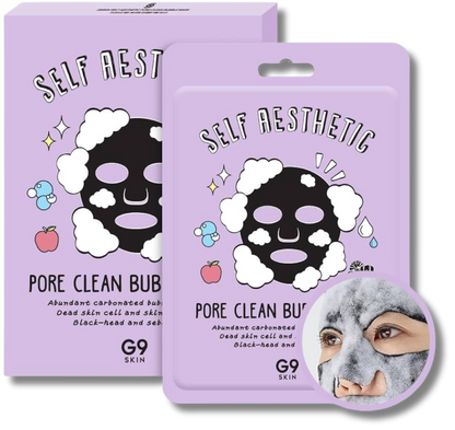 Self aesthetic Pore clean Bubble mask 5P