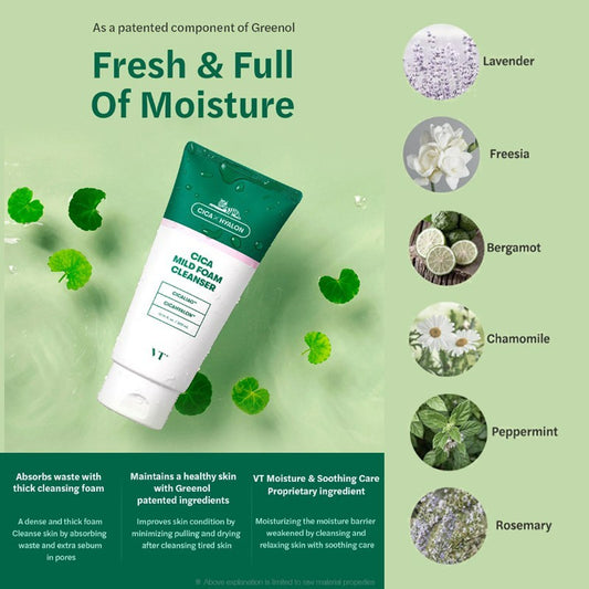 Cica Mild Foam Cleanser 300ml