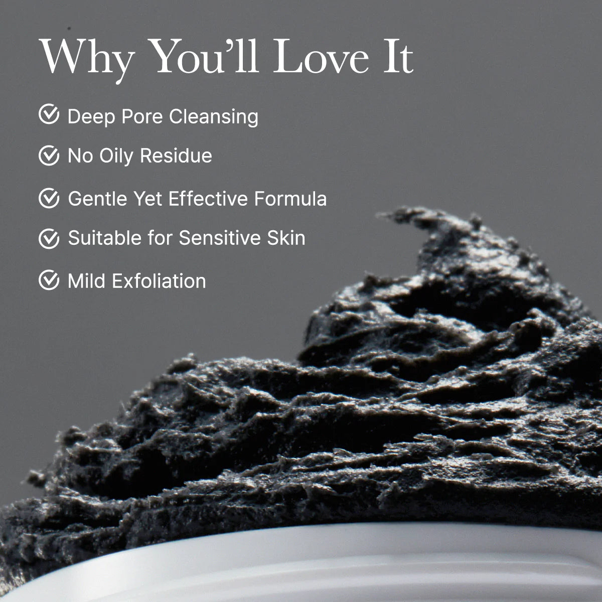 Black Tea Rice Mochi Cleanser 120g