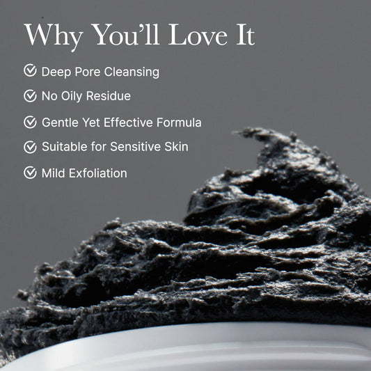 Black Tea Rice Mochi Cleanser 120g