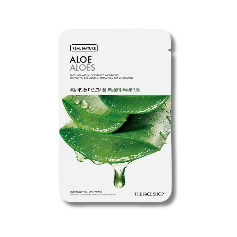 Real Nature Face Mask 1pc [Aloe]