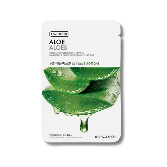 Real Nature Face Mask 1pc [Aloe]