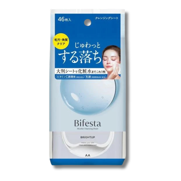 Mandom - Bifesta Micellar Cleansing Sheet Bright Up 46Pc