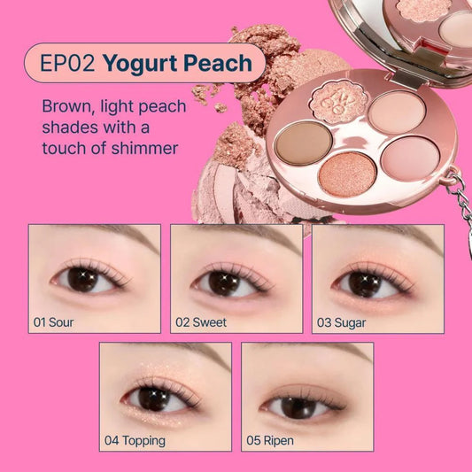 FWEE POCKET EYE PALETTE EP02 YOGURT FWEE PEACH 6.6g