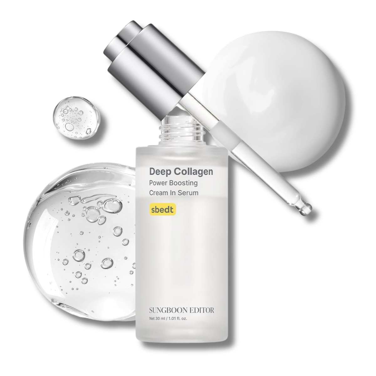 Deep Collagen Power Boosting Cream In Serum 30ml