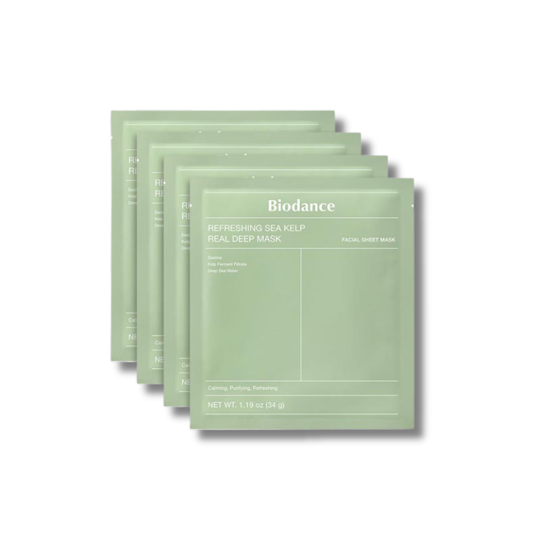 BIODANCE Refreshing Sea Kelp Real Deep Mask 1Box
(34g*4ea)