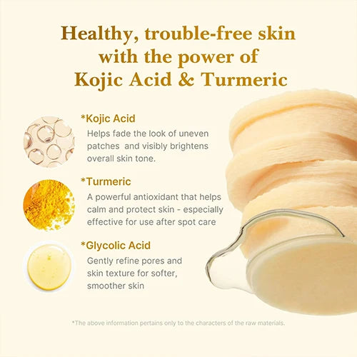 Kojic Acid Turmetic Pad 70 Pcs