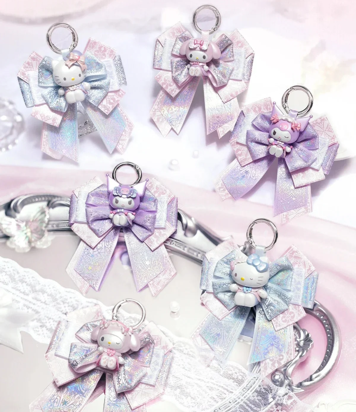 Moetch Sanrio Girl Daydreaming Series bag charm and hair clip