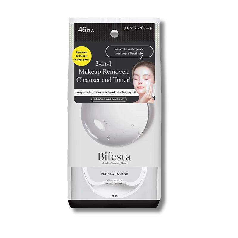 Mandom - Bifesta Micellar Cleansing Sheet Perfect Clear 46Pc
