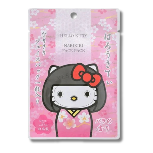 Sanrio Hello Kitty Kokeshi Narikiri Face Pack