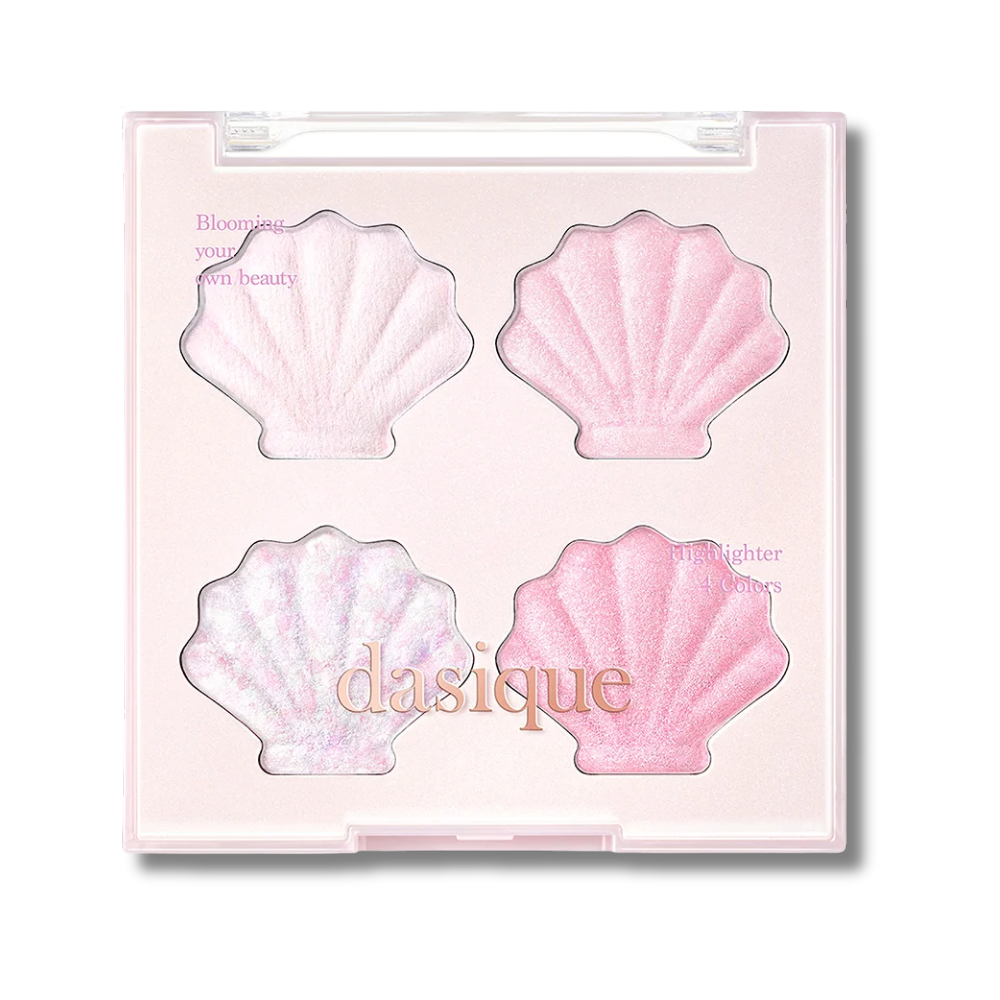 Dasique Shine Glowy Highlighter Palette #01 Twinkle Mermaid