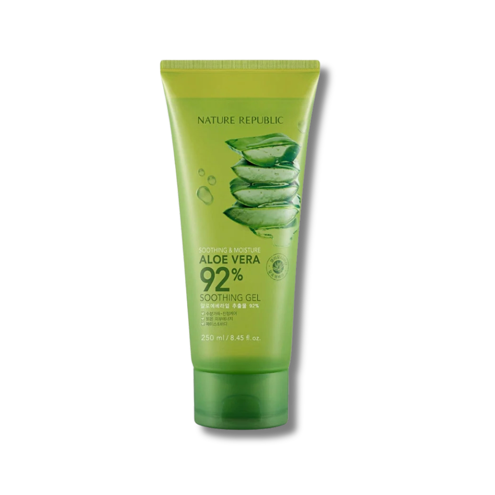 Nature Republic Soothing & Moisture Aloe Vera 92% Soothing Gel(Tube Type) 250ml