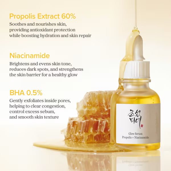 Glow Serum : Propolis+Niacinamide