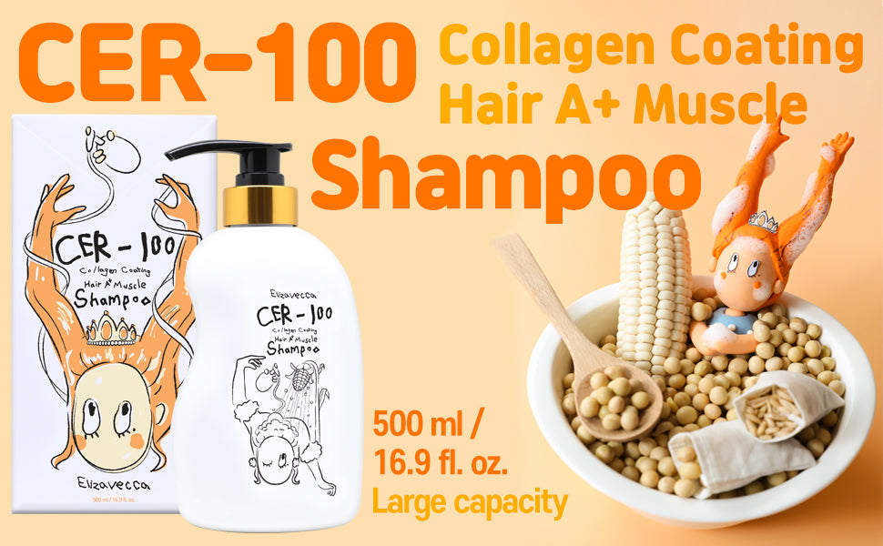 Collagen Coating Hair Muscle Shampoo(CER-100) 500mL