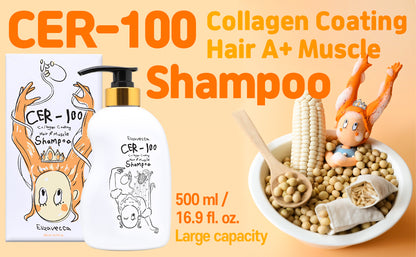 Collagen Coating Hair Muscle Shampoo(CER-100) 500mL