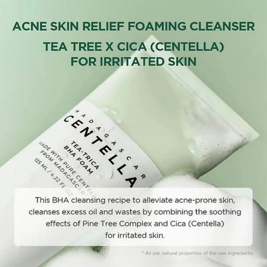 Madagascar Centella Tea-Trica Bha Foam 125ml