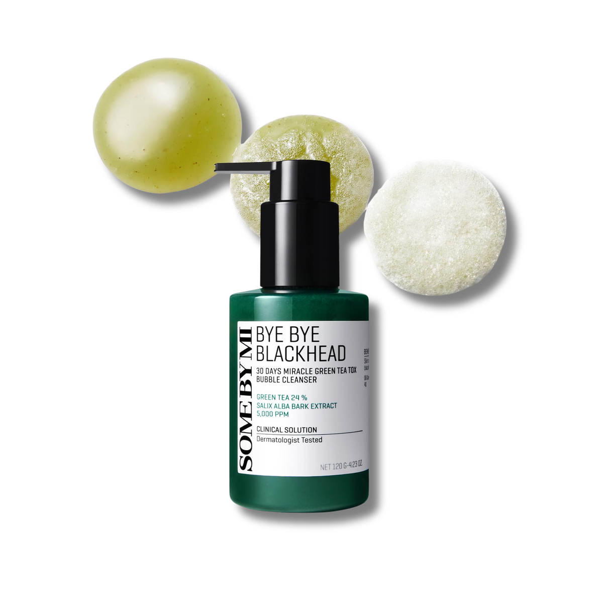Bye Bye Blackhead 30 Days Miracle Green Tea Tox Bubble Cleanser 120g