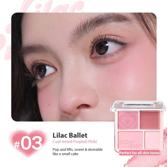 Judydoll Blush & Highlight Palette 03