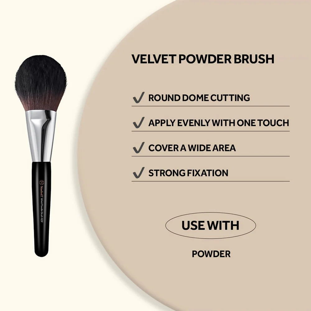 Velvet powder brush 423