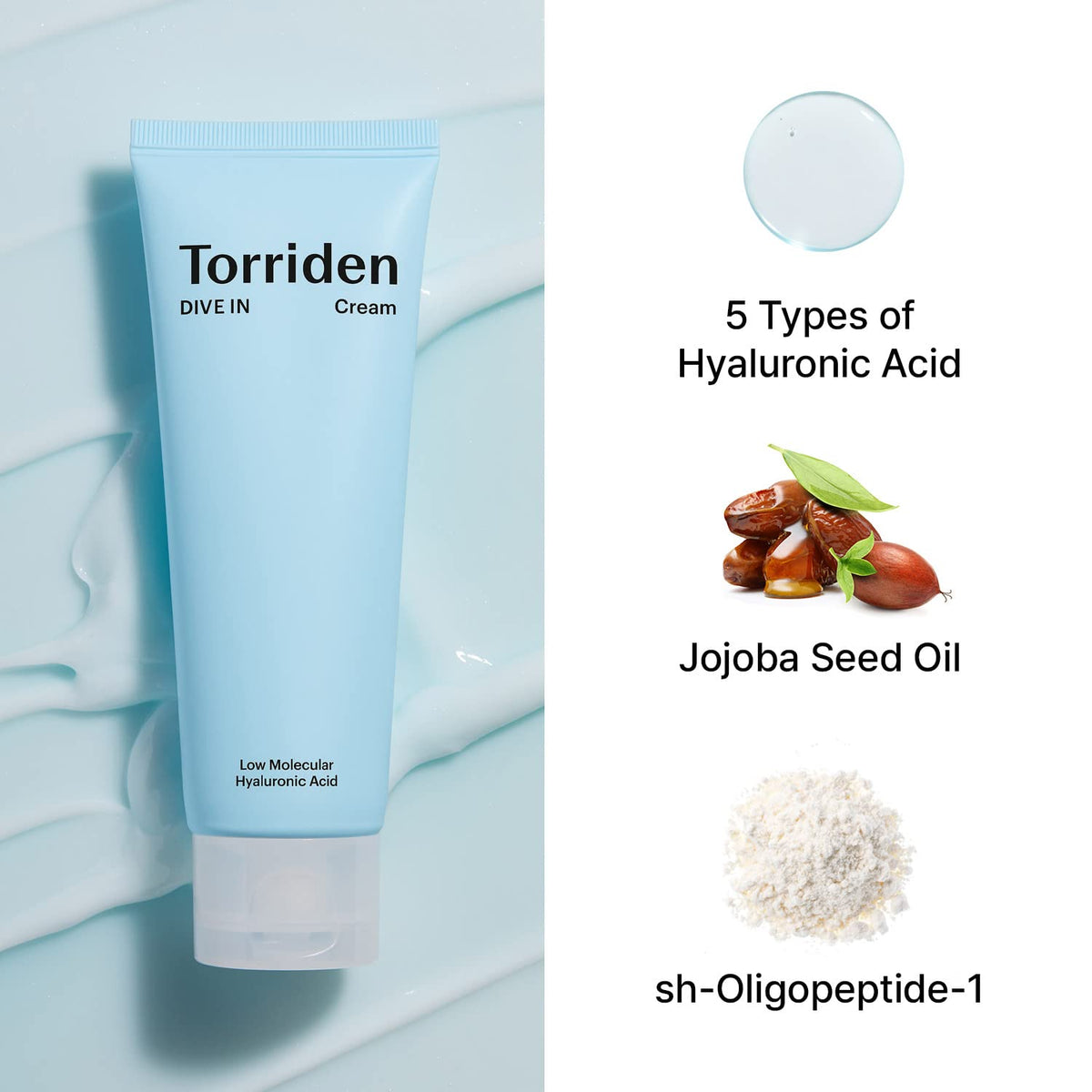 Dive-in Low Molecular Hyaluronic Acid Cream Tube