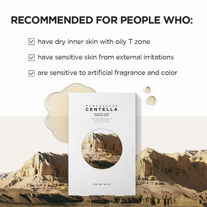 Madagascar Centella Watergel Sheet Ampoule Mask (5-Pack)