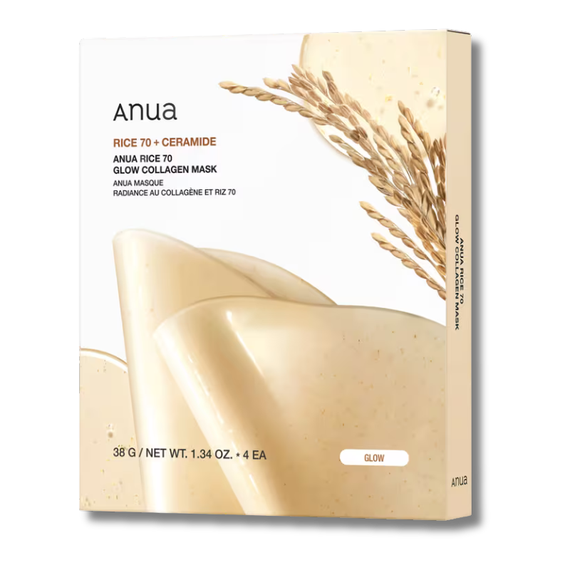 Rice 70 Glow Collagen Mask Box